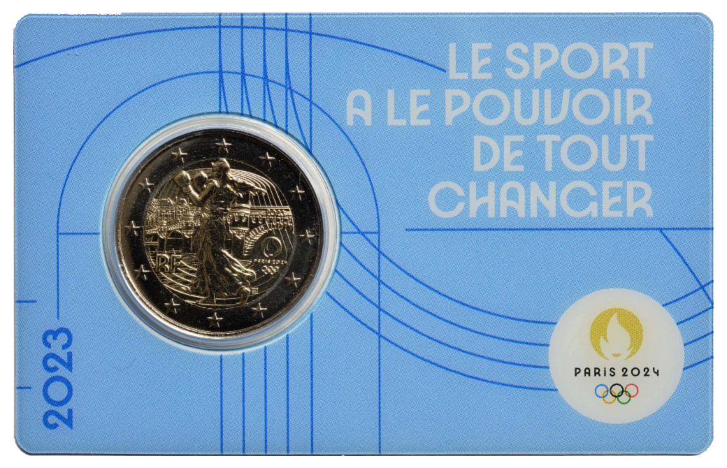 Otra imagen de 2 euros conmemorativa Juegos Olímpicos de Verano París 2024 - Boxeo